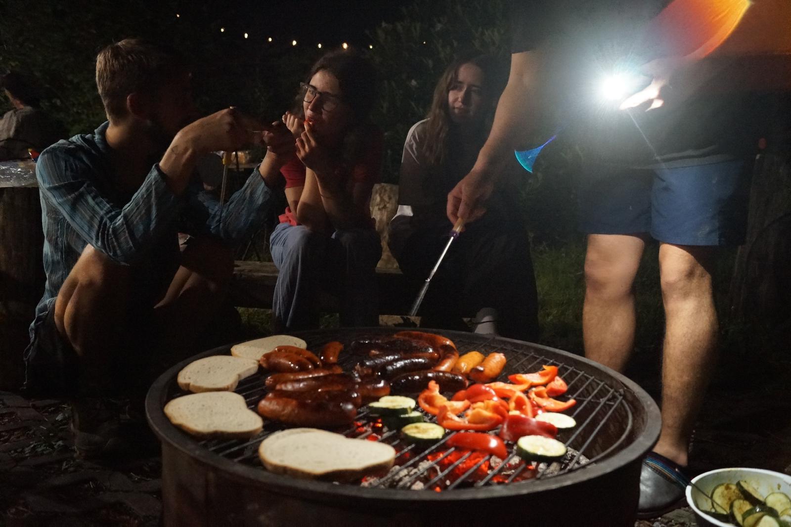 BBQ night outside